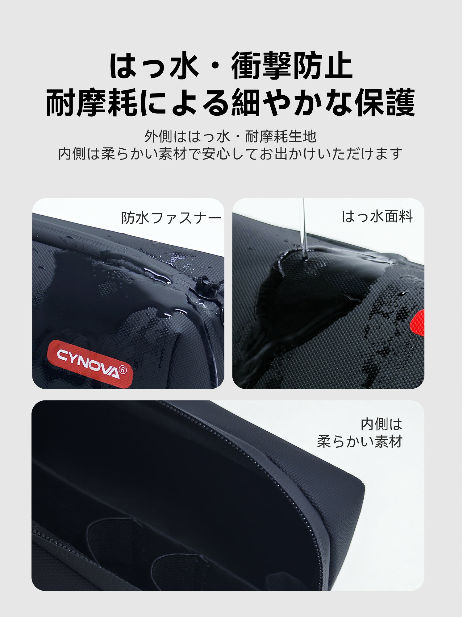 CYNOVA DJI Osmo Pocket 4p用 キャリーバッグ 収納ケース Pocket 4/3 キャリングケース 大容量 防水耐衝撃 軽量 多機種対応 ショルダーストラップ付き 多機能仕切り汎用性 旅行アウトドア Osmo Pocket 4P/4/3 アクセサリー cynova-10000033 Cynova楽天市場店 サンプル画像3