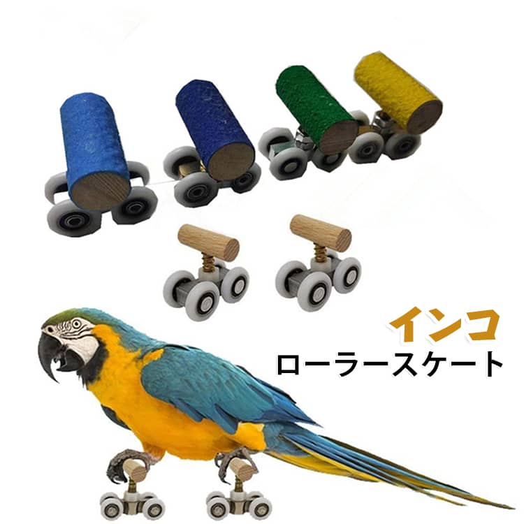 鳥用 インコ オウム おもちゃ 小鳥 インコ インコ スケートボード ストレス解消 しつけ 訓練 学習 遊び ストレス解消 運動 メール便