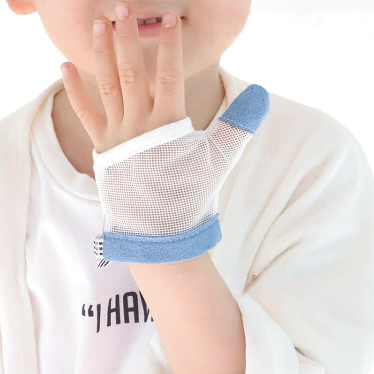 防止グッズ 矯正器 指しゃぶり 爪噛み防止 やめさせる 歯がため てぶくろ 補正 お...