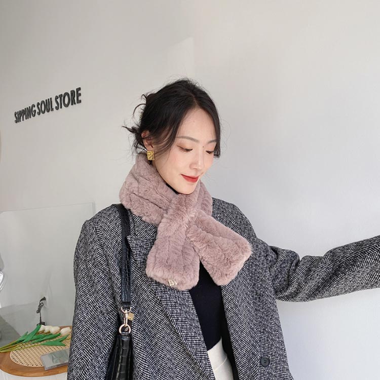 ふわふわ マフラー インサートタイプ ティペット フェイクファー ファー モフモフ スヌード ladies 冬 オシャレ あたたかい エコ ファー スノーボード mens ネックウォーマー レディース 暖かい おしゃれ メンズ マフラー 差し込み cyoacyoa-10003214 CYOAcyoa SHOP サンプル画像2