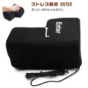ストレス解消 押せる BIG ENTER 巨大 エンターキー パソコン PC BIG 約1700倍 USB おもしろグッズ 軽量 軽い 対応 巨大 発狂防止 ク...
