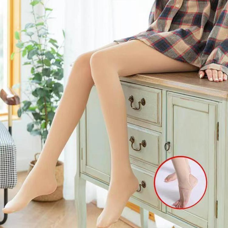 ダイエット 強力 【2枚セット】 やや透け 強 薄手 レギンス トレンカ ハイウエスト タイツ 脚瘦せ 寝るとき 黒 着圧 夏 加圧 夏用 着瘦せ 美脚 むくみ 浮腫み 補正下着 着圧トレンカ ベージュ ブラック 着圧レギンス cyoacyoa-10002767 CYOAcyoa SHOP サンプル画像3