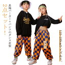 キッズ ダンス キッズ 衣装 黒 ダンスウェア スウェット セットアップ 男の子 長袖 トレーナー パーカー へそ出し ロングパンツ 子ども ダンス衣装 女の子 ヒップホップ hiphop ジャズ ダンス ショート丈/クロップド丈