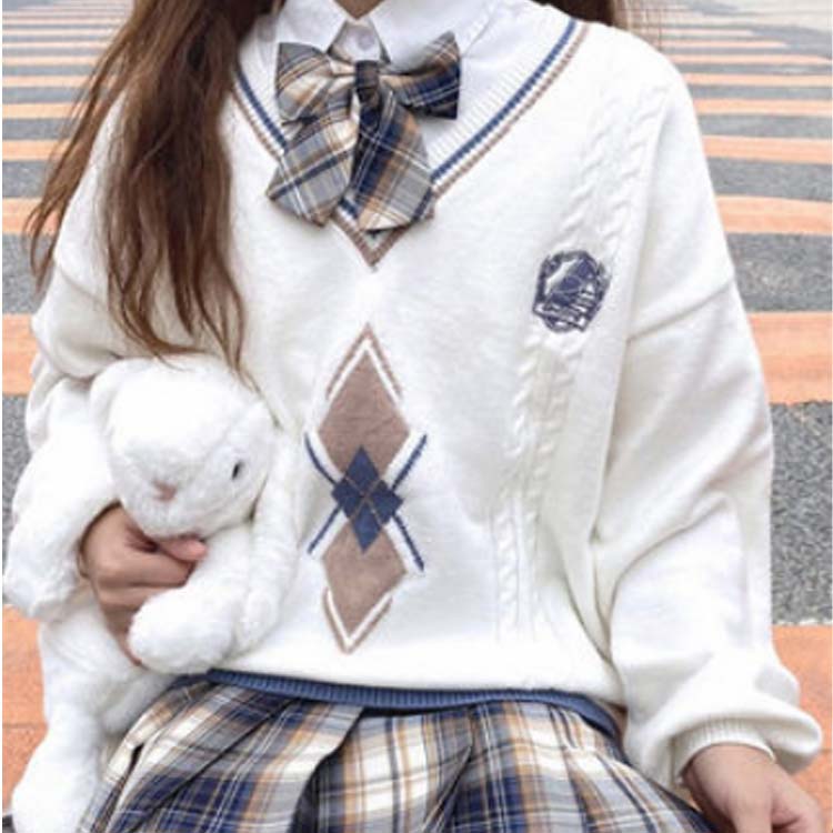 制服 女子 スクールセーター 高校生 中学生 ライン入り 無地 洗える 学生服 ケーブル編み vネック スクールニット コットン プルオーバー 冬 学生 JK制服 秋 通学 レディース 可愛い 白 セーター