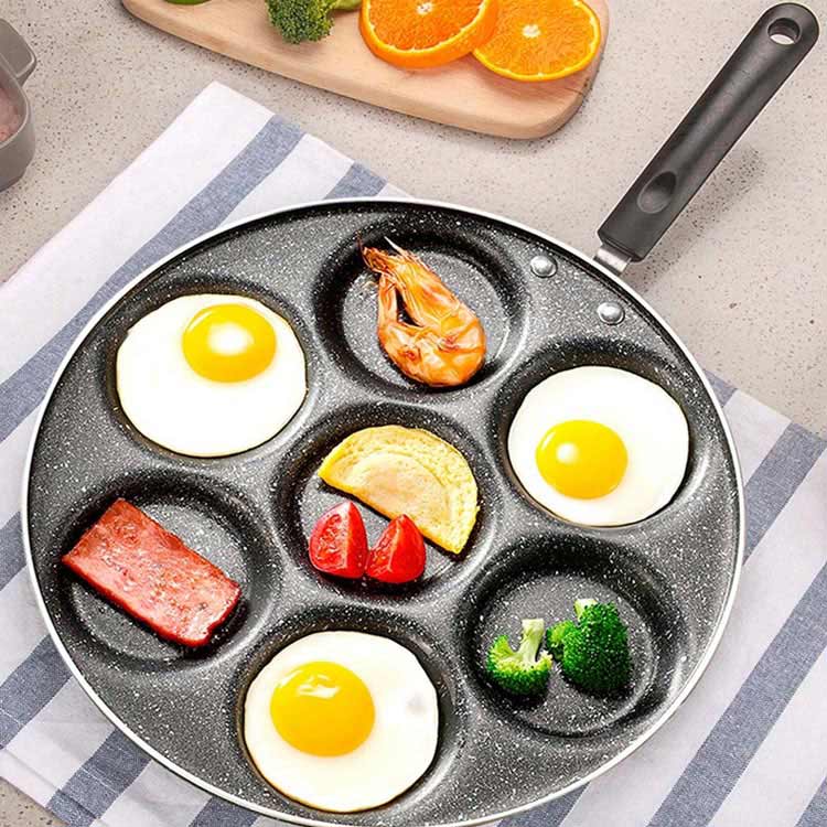 フライパン 目玉焼き鍋 家庭用 焦げ付き防止 7穴フライパン キッチン 調理器具 卵フライパン キッチン ガス対応 cyoacyoa-10000354 CYOAcyoa SHOP サンプル画像3