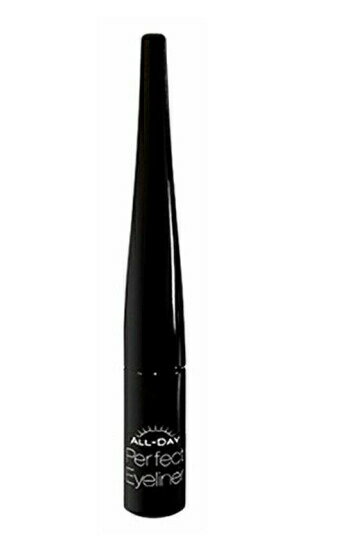 オールデーパーフェクトアイライナー【ALL-DAY　Perfect　Eye Liner】カラー・ブラック（黒） 美しく泣ける リキッド アイライナー 38℃の秘密！泣いても、汗かいてもキレイなパッチリ目！24時間デカ目が続く！ 落ちにくい パンダ目にならない かすれない にじまない