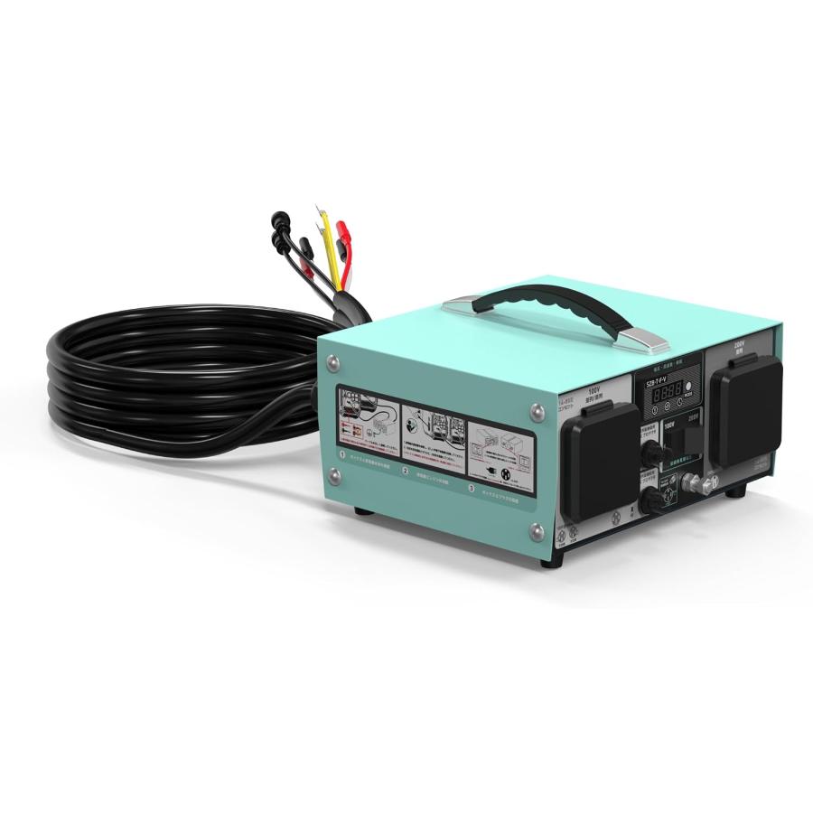 Kareyou 発電機 直列・並列接続ボックス 100V/200V対応 最大9000W 50A 3in1メーター PSUB-L1450r