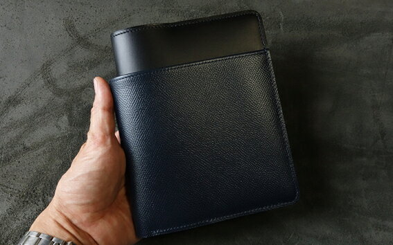 cyproductデータカバー2SE（クオバディスビジネス・ほぼ日文庫サイズ）黒／ネイビー