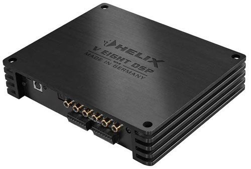 ヘリックス　HELIX　 V-EIGHT DSP MK2 10chDSP搭載75Wx8chパワーアンプ　ハイレゾ48KHZ/32bitサンプリングレート　8chピュアクラスGDパワーアンプ　Windows PCで調整　V-EIGHT DSP MKII