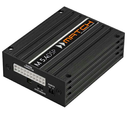 MATCHマッチ M-5.4DSP　9chDSP内蔵5chパワーアンプ デジタル入力端子：96KHz/24bitフォーマット対応 内部処理サンプリングレート：48KHz-24bitM-5DSP MKIIの後継モデルM-5DSP継承モデル