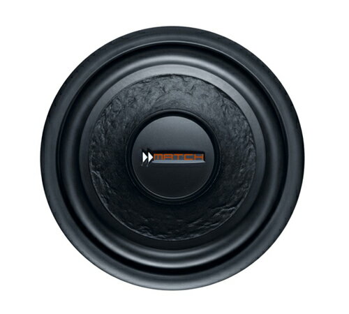 MATCH P&P Subwoofer ☆PP-8WQ　 PP-8WQ PP-8WQ 20cm QVC ウーファーユニット PP-8WQ は PP41DSP/PP50DSP/PP52DSP/PP62DSP用に設計された20cm 3Ω/QVCサブウーファーユニットです。 1個のウーファーユニットに4つの3Ωボイスコイルを採用した事により、PP-8WQ 1ユニットでPP41DSP/PP50DSP/PP52DSP/PP62DSPの4chサブウーファー出力に対応します。 振動板には素直なサウンドなペーパーコーン、大型フェライトマグネット、大型センターホールを採用しクラスを越えたサウンドクオリティーを発揮します。 また、一般的なシステムのサブウーファーとしても流用ができます。 その場合、3Ω×4ch入力、3Ω×1ch入力、6Ω×2ch入力、1.5Ω×2ch入力から選択して使用できます。 PP-8WQ は PP-8EQ に使用しているユニットと同等です。 ●主な仕様 ユニット：20cmノンプレスペーパーコーン 3Ω QVC 周波数特性：37Hz&#12316;2KHz 能率：87dB インピーダンス：3Ω×4ボイスコイル RMS入力/最大入力：200W/400W 最低共振周波数：37Hz X-MAX：±6.5mm Qms： 5.4 Qes： 0.57 Qts： 0.51 VAS： 23リッター バッフル開口寸法： 183mm フレーム外径寸法： 214mm 埋込寸法： 105mm 　　 MATCHPP-Subwoofer PP-8EQ PP-10EQ PP-7ED PP-72WD PP-8WQ PP-SC 0.5　