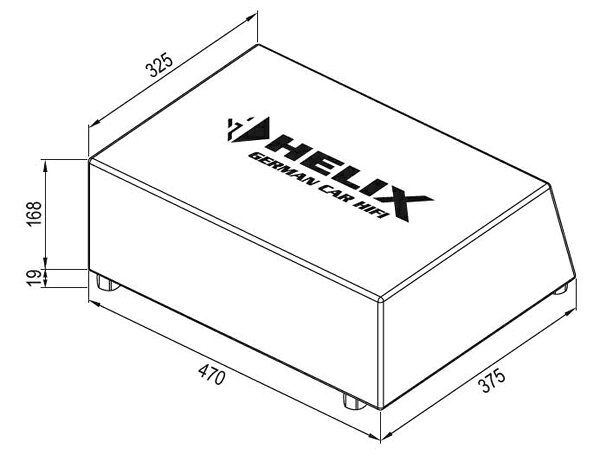 ヘリックス HELIXIK-E10.1 DVC2 MK2 25cm 2Ω DVC バスレフサブウーファー 2Ωダブル...