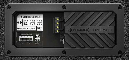 ヘリックス HELIXIK-E10.1 DVC2 MK2 25cm 2Ω DVC バスレフサブウーファー 2Ωダブル...