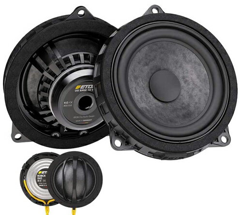 ETON　イートン　UG BMW 10W U　UP Grade アップグレード for BMWスピーカー　10cm 2WAYトレードインスピーカー　主にF20/F21/F30/F31/F32などドア鉄板側の取付に適合 MINIのフロント/リアスピーカー ULTIMATE Series　