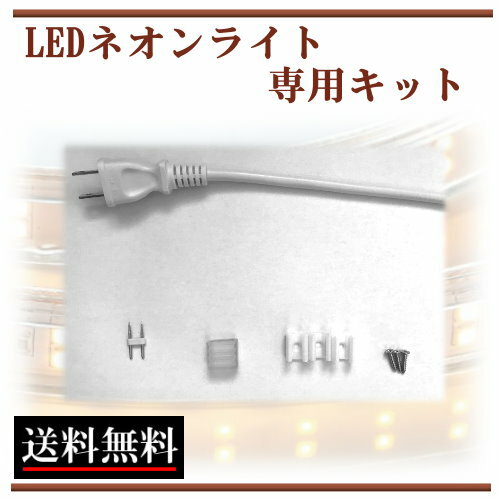 LEDネオンライト接続キット 部品 コンセントプラグ付 家庭用 AC100V CY-SLAC