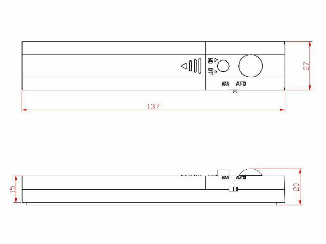 センサー付テープライト人感センサーライト1M間接照明スイッチ防水IP65電池送料無料CY-S1M