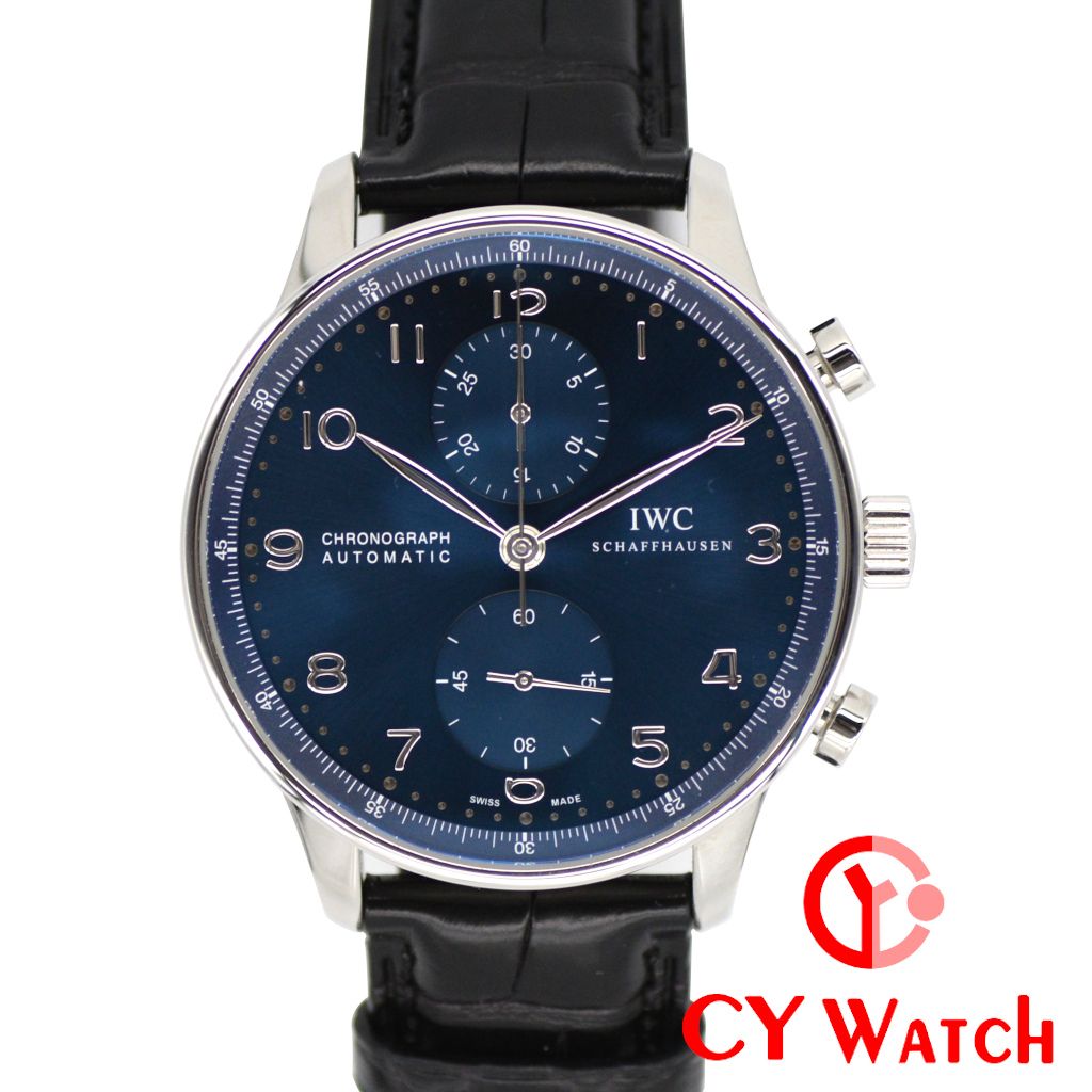 【中古】IWC アイ・ダブリュー・シー ポルトギーゼ クロノグラフ オートマチック IW371491