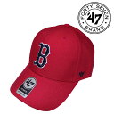 【47 Brand】フォーティーセブンブランド キャップ CAP 帽子 MVP RED SOX 47 レッドソックス ボストン 定番 ツイル生地