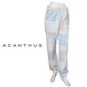 【ACANTHUS】アカンサス スウェットパンツ スエット Patchwork Paint Sweatpants パッチワークペイントプリント セットアップ可 ...