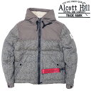 【ALCOTT HILL】アルコットヒル ダウンジャケット ブルゾン キルティング ヘリンボーン アウター 冬 暖かい ロゴ ワッペン タウンウェア アウトドア...