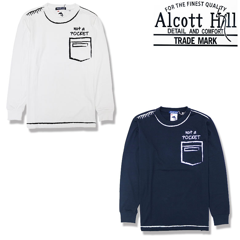 ��ALCOTT HILL�ۥ��륳�åȥҥ� T����� Ĺµ ���󥰥��꡼�� �ݥ��åȥץ��� ����� ���襤�� �����奢�� ��� ���