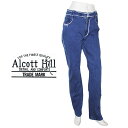 【ALCOTT HILL】アルコットヒル デニム ジーパン ブルー グラフィックデザイン 手書き風 セットアップ可 カジュアル 大人 メンズ
