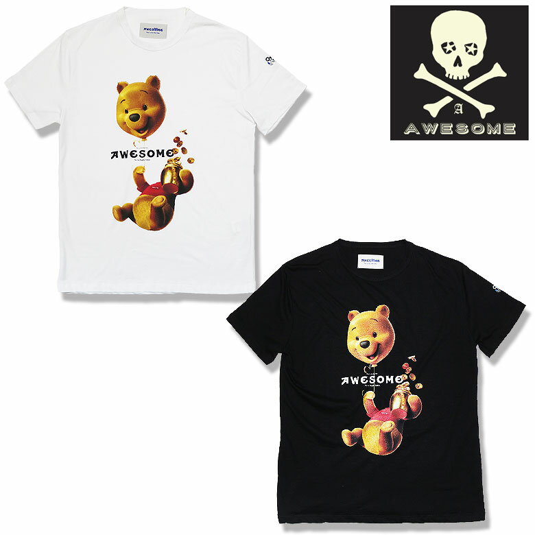 【AWESOME】オーサム Tシャツ 半袖 カットソー PRINT S/S T-SHIRT キャラクター プリント メンズ ユニ カジュアル
