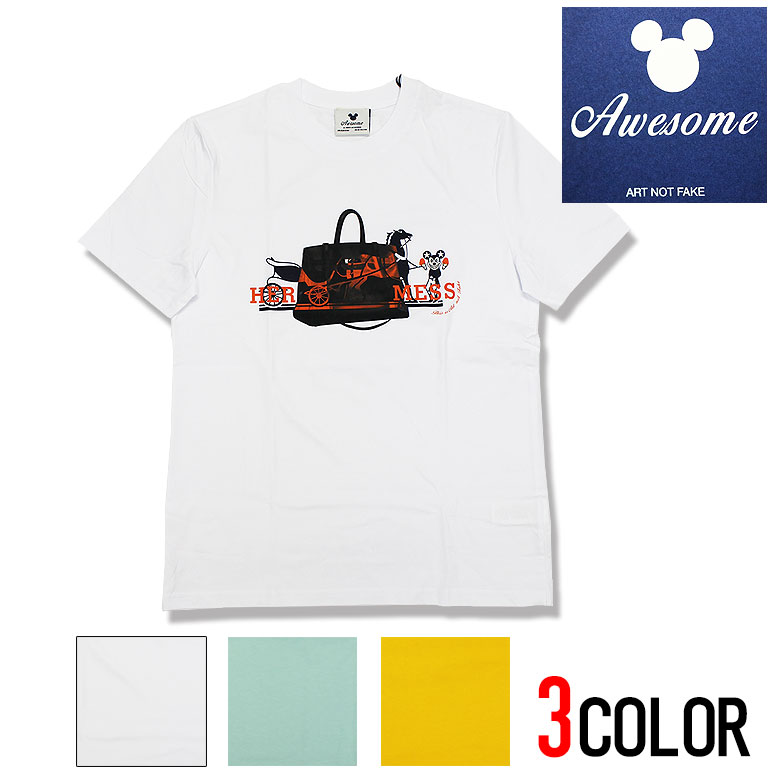 Rakuten - 【30%OFF】【AWESOME】 オーサム Tシャツ 半袖 カットソー ショートスリーブ CLASSIC TEE キャラクター プリント メンズ ユニ カジュアル