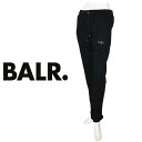 【BALR.】ボーラー スウェットパンツ ジョグパンツ ジョガー スエット REGULAR SATIN FOOTBALL SWEATPANTS 刺繍 メタルプレ...