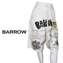 【BARROW】バロー ショートパンツ ハーフパンツ ショーツ 短パン UNISEX プリント ベア グラフィック メンズ セットアップ可 アイコニック