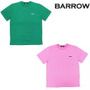 BARROW バロー Tシャツ 半袖 カットソー S/S T-SHRT UNISEX プリント スマイリー ベア メンズ カラフル アイコニック