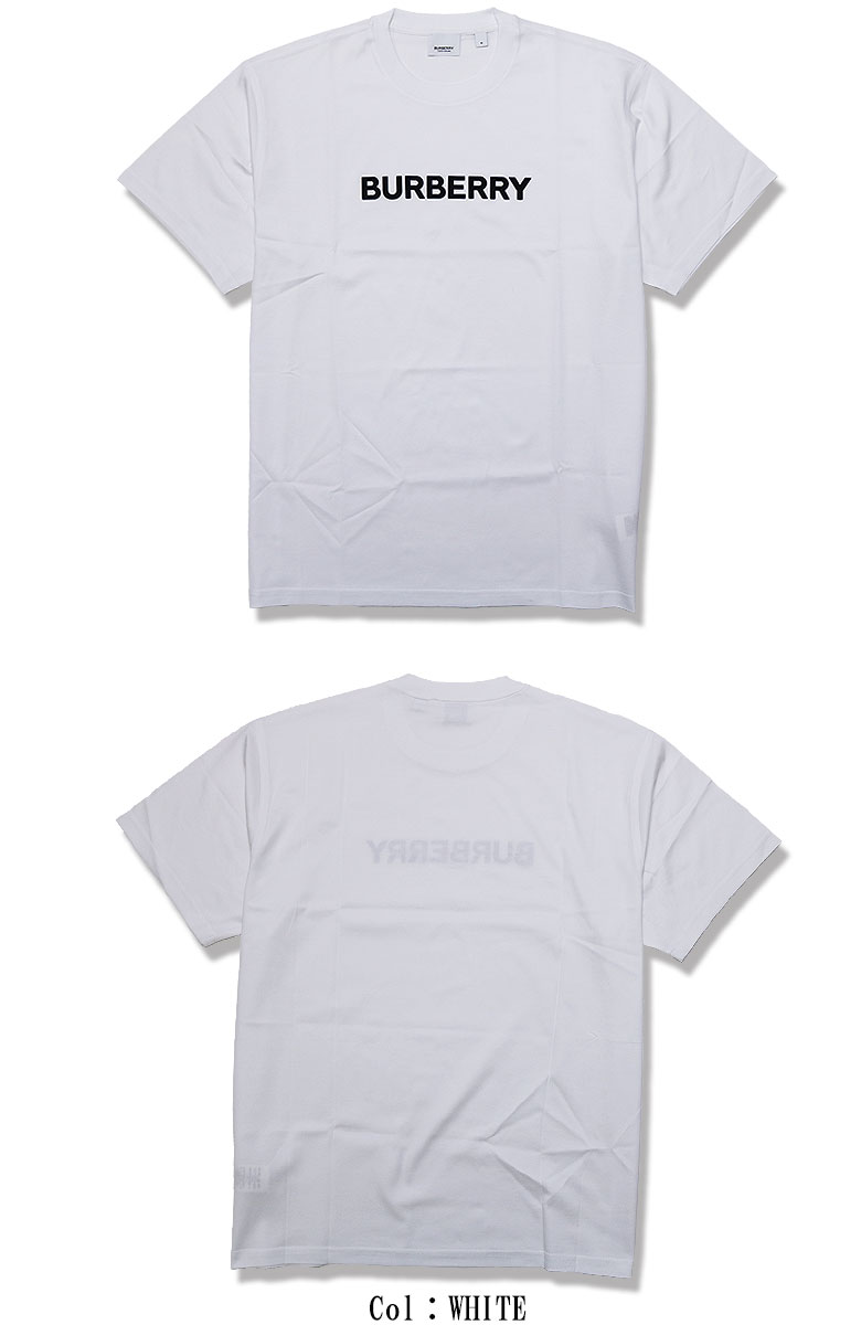 BURBERRY バーバリー 半袖 Tシャツ カットソー T-SHIRT ロゴプリント シンプル クルーネック HARRISTO d-bland-10013884 DBLAND サンプル画像3