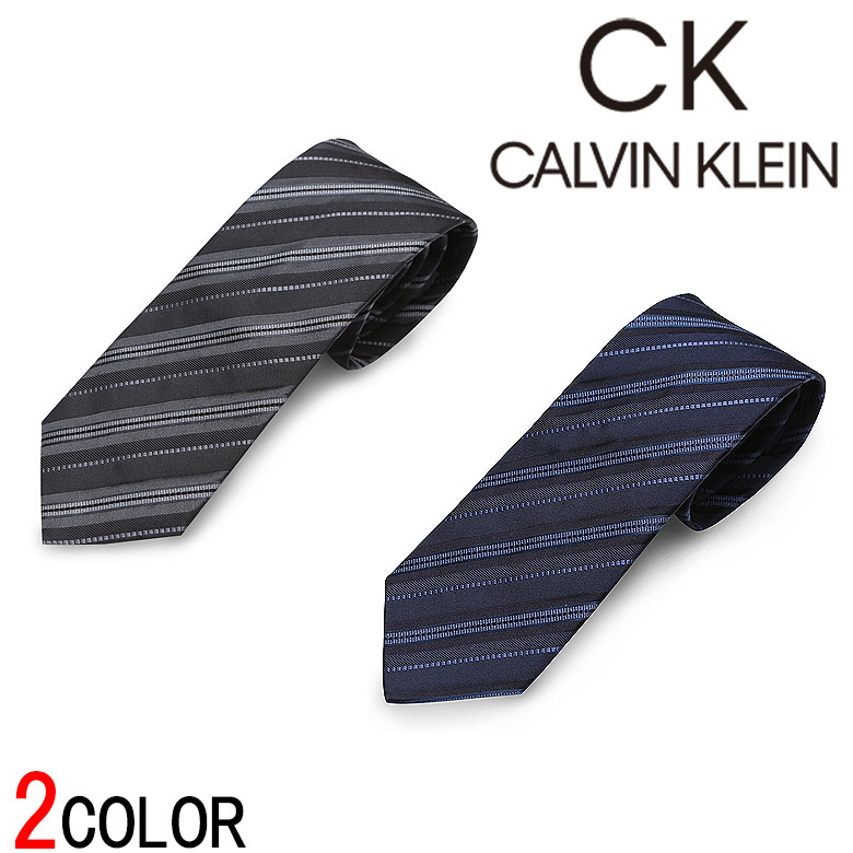 カルバン・クライン ネクタイ 【Calvin klein】カルバン・クライン ネクタイ タイ TIE シルク メンズ プレゼント Vゾーン ストライプパターン ブランド小物 父の日ギフト