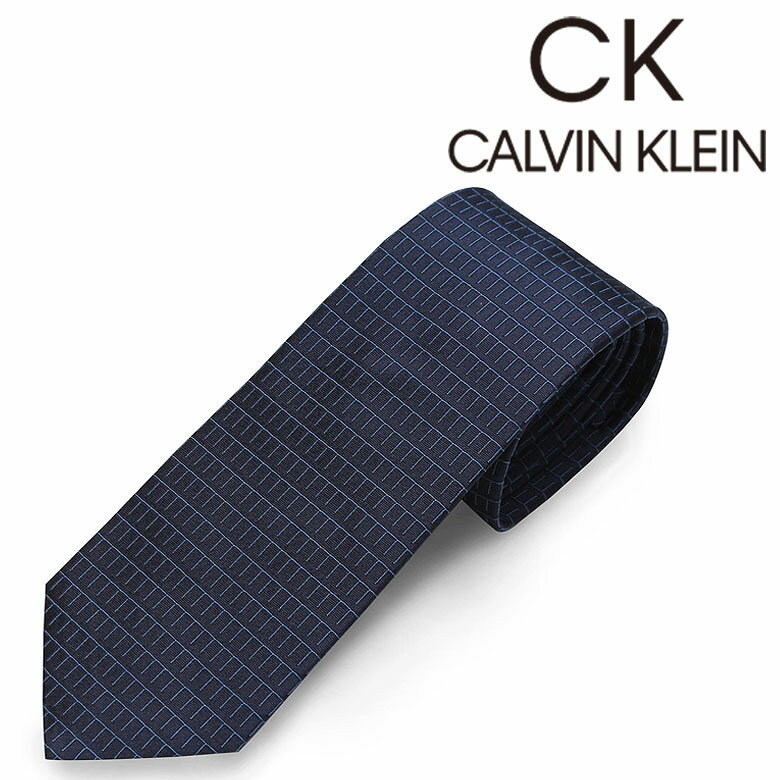 【Calvin klein】カルバン・クライン ネクタイ タイ TIE シルク メンズ プレゼント Vゾーン ユニーク ブランド小物 父の日ギフト