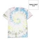 FAMILY FIRST MILANO ファミリー ファースト ミラノ Tシャツ 半袖 カットソー タイダイ柄 刺繍 プリント メンズ