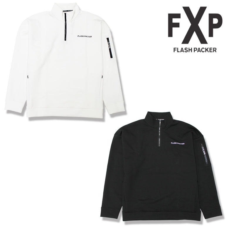 Rakuten - 【FLASH PACKER】フラッシュパッカー ハーフジップスウェット XP-AIR HALFZIP ダンボールニット ハーフジップスウェット エアテンション セットアップ可 メンズ