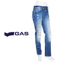 【GAS】ガス ジーンズ デニム ジーンズ ALBERT SIMPLE SLIM アルバートシンプル スリム jeans ダメージ ボタンフライ メンズ カジュ...