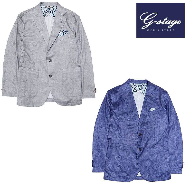 Rakuten - g-stage ジーステージ テーラードジャケット ストレッチ ジャージ ドライ メッシュプリント 艶感 速乾性 ウォッシャブル 上品 メンズ