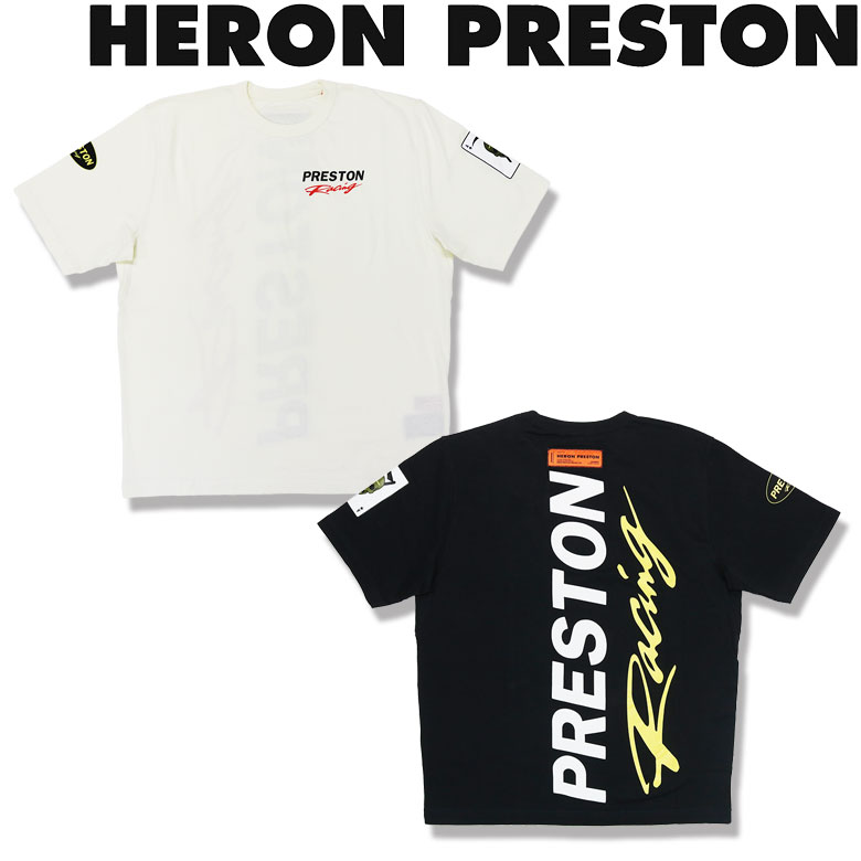 HERON PRESTON ヘロン プレストン Tシャツ 半袖 カットソー PRESTON RACING S/S TEE レーシング オレンジタグ かっこいい ...