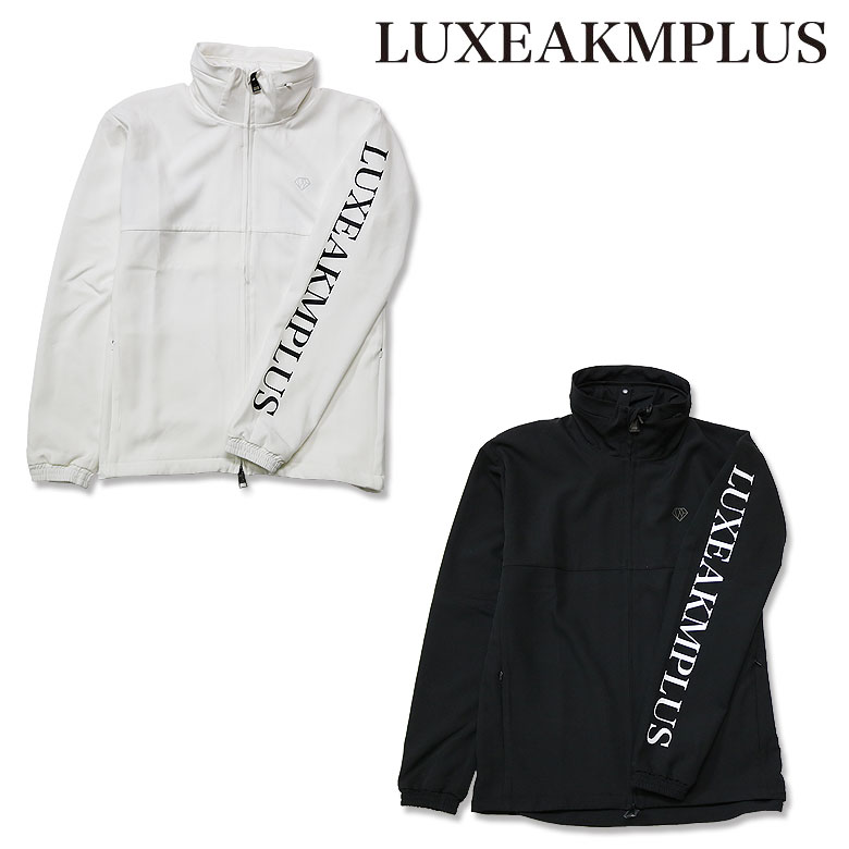 Rakuten - 【20%OFF】 【LUXEAKMPLUS】リュクスエイケイエムプラス スタンドジャケット ブルゾン ゴルフウェア ストレスフリー ブランドロゴ ストレッチ セットアップ可