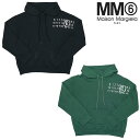 【MM6 Maison Margiela】エムエムシックス メゾンマルジェラ パーカー フーディ HOODIE プルオーバー ヴィンテージ加工 ハンドペイント調...