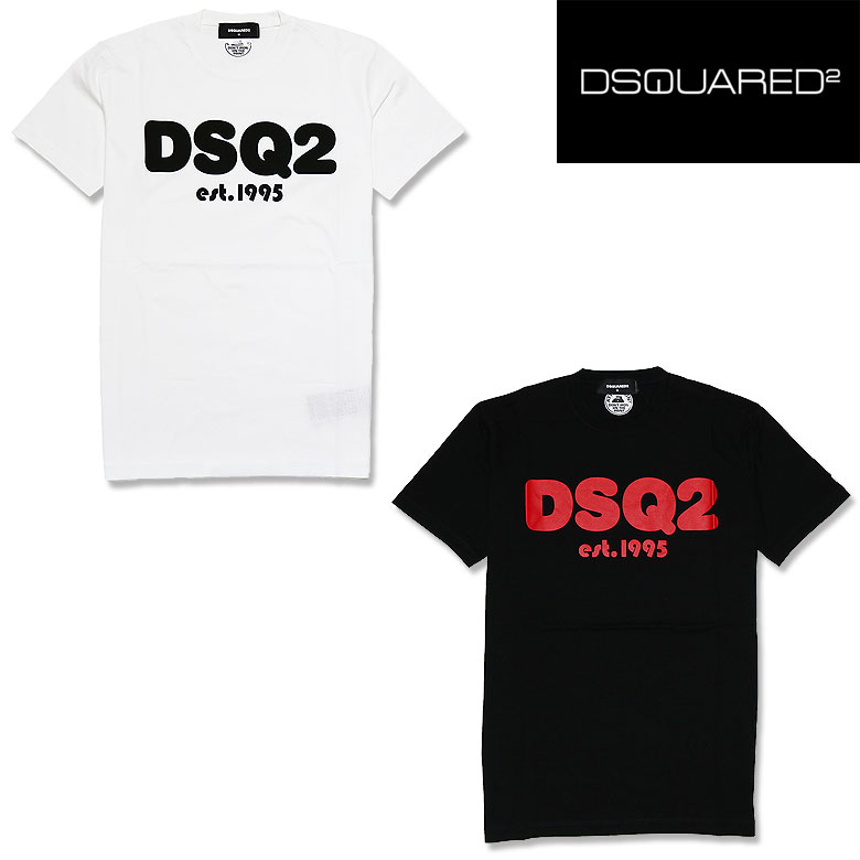 【30%OFF】 【DSQUARED2】ディースクエアードツー 半袖 Tシャツ カットソー ディーツー D2 DSQ2 COOL ポップロゴ シンプル メンズ