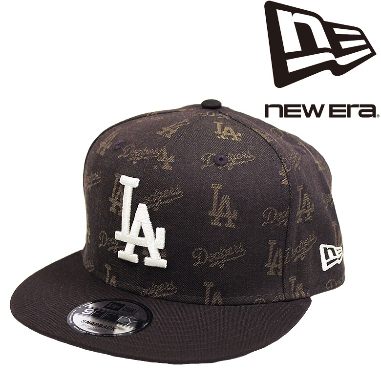 Rakuten - 【NEW ERA】ニューエラ キャップ CAP 帽子 9FIFTY MLB Jacquard ジャカード ロサンゼルス・ドジャース ブラウン 茶色 ロゴ LA MLBコレクション メンズ レディース ユニ カジュアルクラシック
