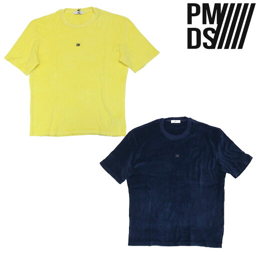 P.M.D.S. ピーエムディーエス Tシャツ 半袖 カットソー HOYS ロゴパイル パイル生地 メンズ カジュアル s25ts275 pmds