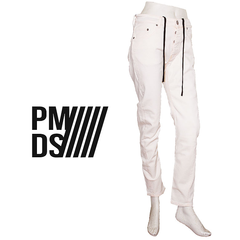 Rakuten - 【P.M.D.S.】 ピーエムディーエス デニム ジーンズ BARRET JEANS シンプル バレット ボタンフライ ドローコード メンズ カジュアル f26j3527772090 pmds