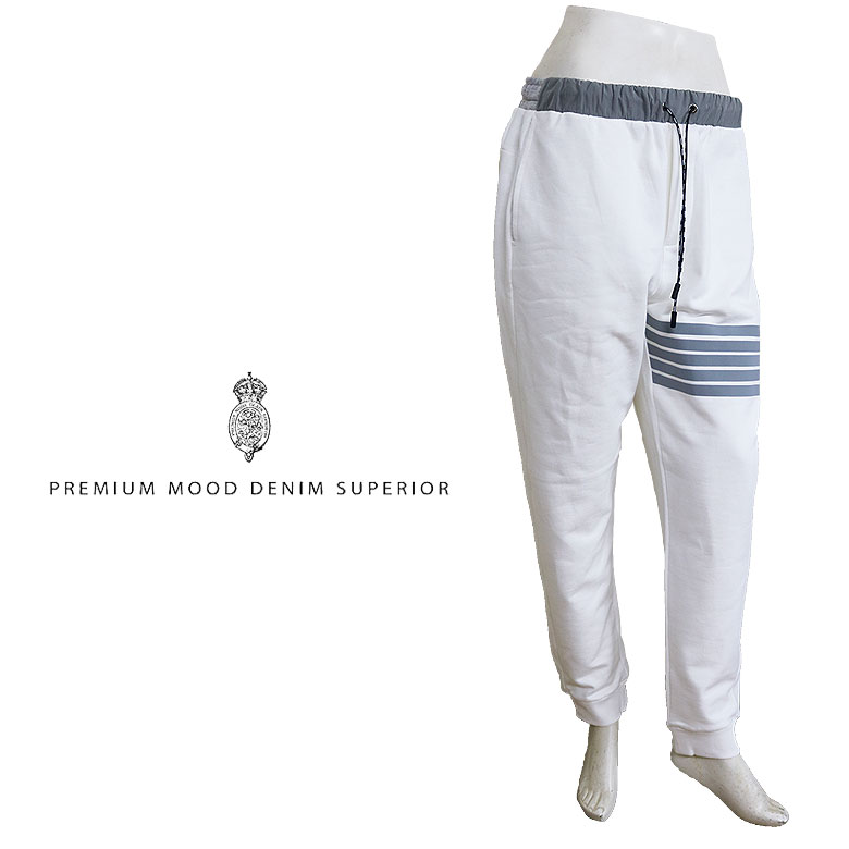 P.M.D.S. ピーエムディーエス スウェットパンツ スエット ANAFI ストライプ 切り替え SETUP セットアップ可 メンズ カジュアル 410591...