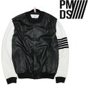 【P.M.D.S.】ピーエムディーエス カレッジジャケット COLLEGE JACKET スタジャン 5ライン 切り替え メッシュ地 シンプル メンズ