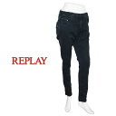 【REPLAY】リプレイ ジョガーフィットジーンズ ジョグ JEANS JOGGER FIT MILANO 573 BIO ウエストコード スタイリッシュ メンズ カジュアル