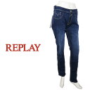 【REPLAY】リプレイ デニム ジーンズ ジーパン ANBASS アンバス ジップ スリムフィット 10oz スクレーピング加工 ガルウィングステッチ メンズ