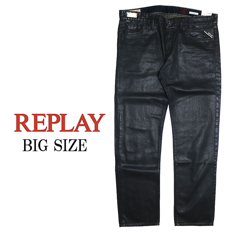 yREPLAYzvC fj W[Y BIG SIZE rbOTCY LENRICK 12oz bN REGULAR SLIM FIT DENIM Y